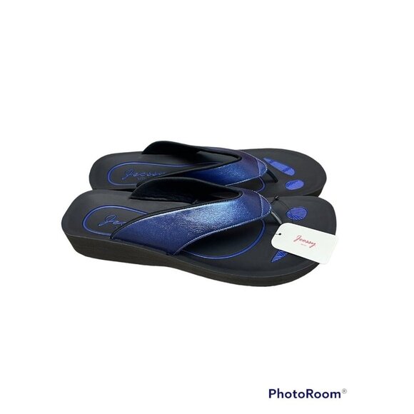 Jeossy Womens Arch Support Flip Flop Sandals Outdoor Shoe Thong Slides Size 11.5 - Picture 2 of 5